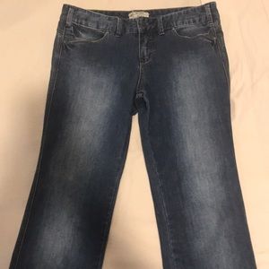 Free People boot cut vintage blue jeans